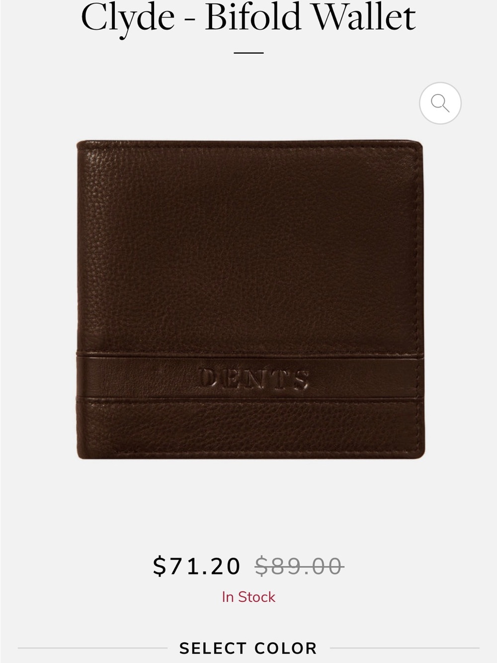 Clyde Bifold Wallet - Brown